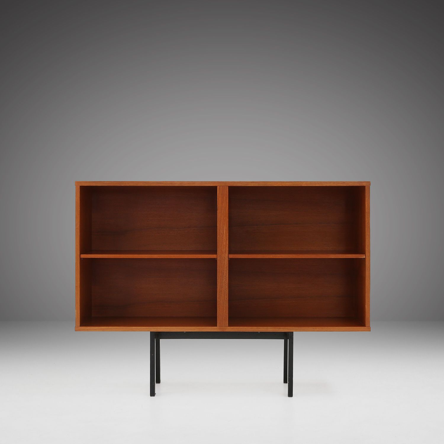 Mid‑Century Belgian Teak Cabinet or Bookcase, 1960s-img